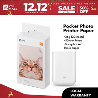 Xiaomi Pocket Photo Printer Paper (Mi Exclusive, Sticky-backed Photo Paper) Zink Paper Xiaomi Photo