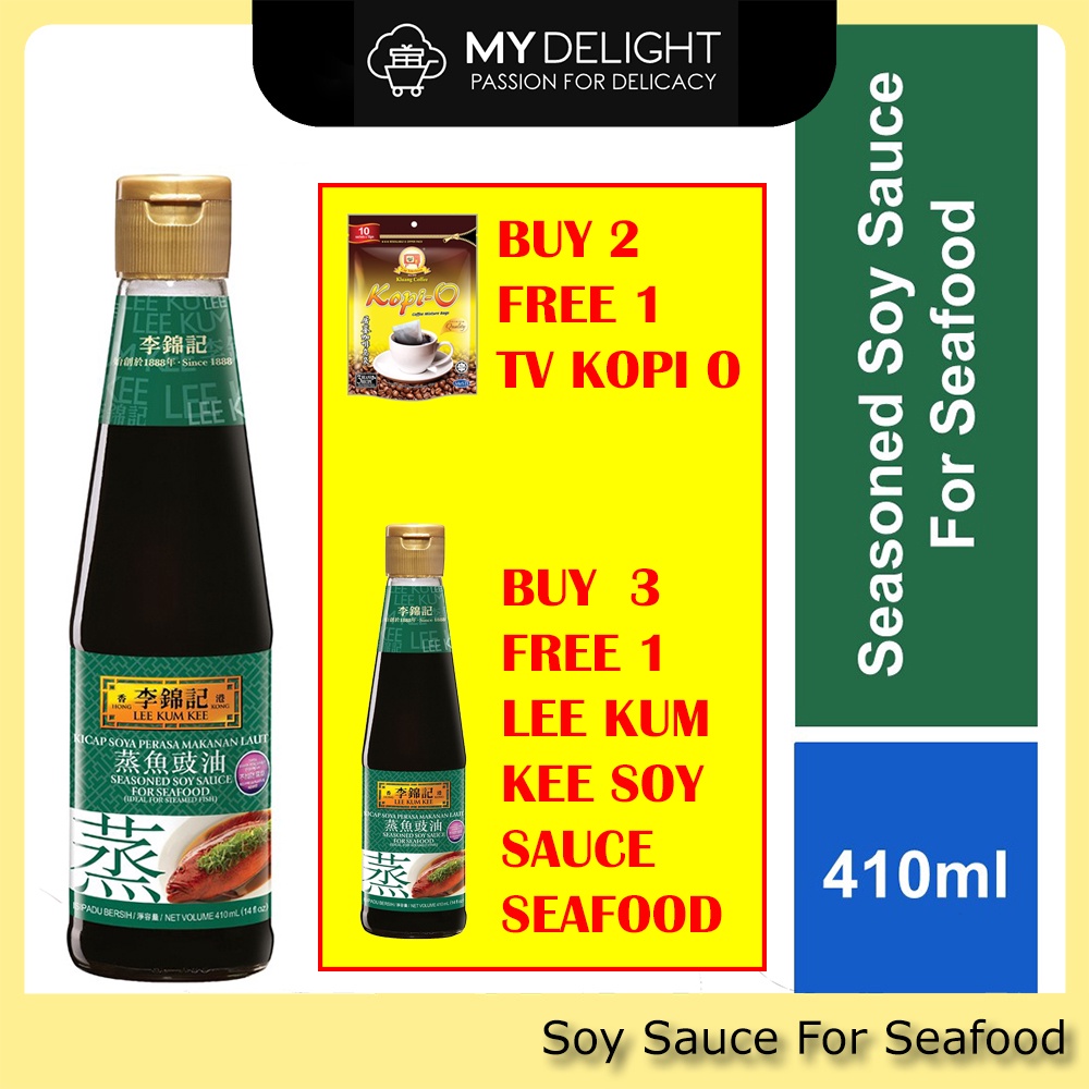 410ml Lee Kum Kee Seasoned Soy Sauce For Seafood Ideal For Steamed Fish