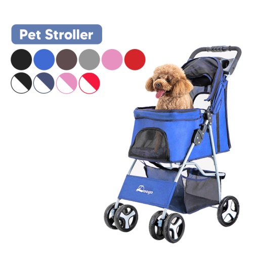 Japanese 4 Wheel Pet Stroller Cat Trolley Dog Trolley Dog Pram Cat