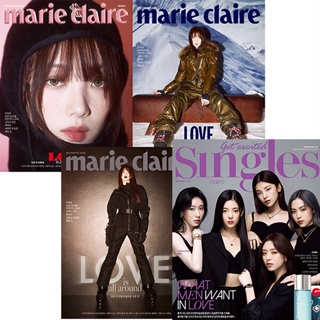 [ 2022 December November Korean fashion lifestyle magazine NewJeans ENHYPEN Gong Yu  NCT mark ITZY ] marie Claire Bazaar ELLE Korea Dazed singles esquire