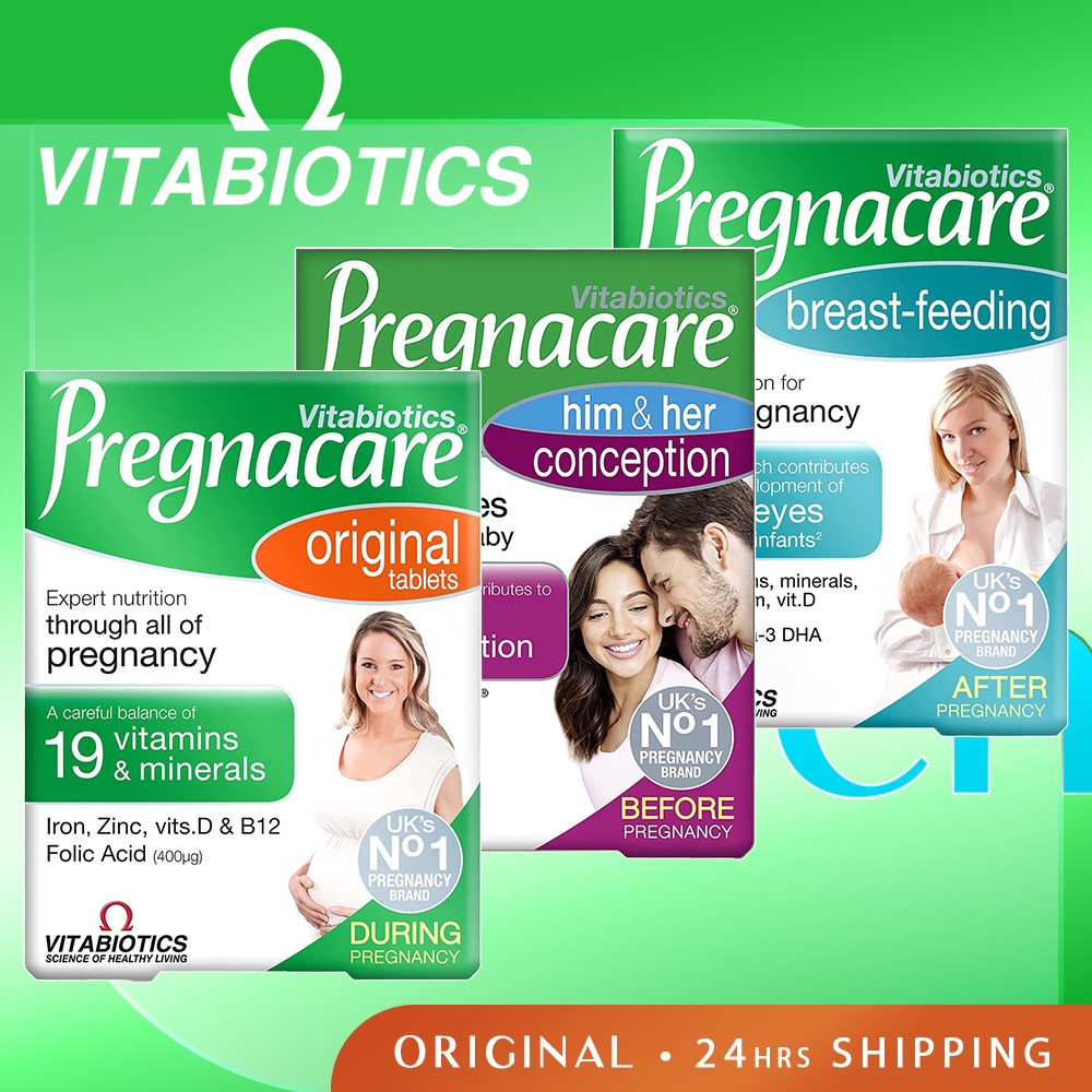Vitabiotics Pregnacare Tablets / Him & Her / Breastfeeding