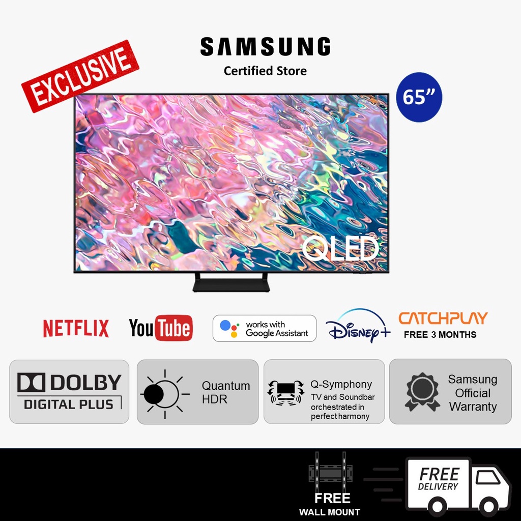 (PRE ORDER) Samsung Online Exclusive Q60B 65 Inch Smart TV Quantum 4K ...