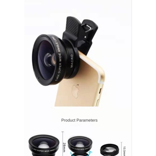 Genuine Mobile Phone Lens Ultra-Wide-Angle Slr Macro Universal Photography External Selfie Hy Tool Hd Camera