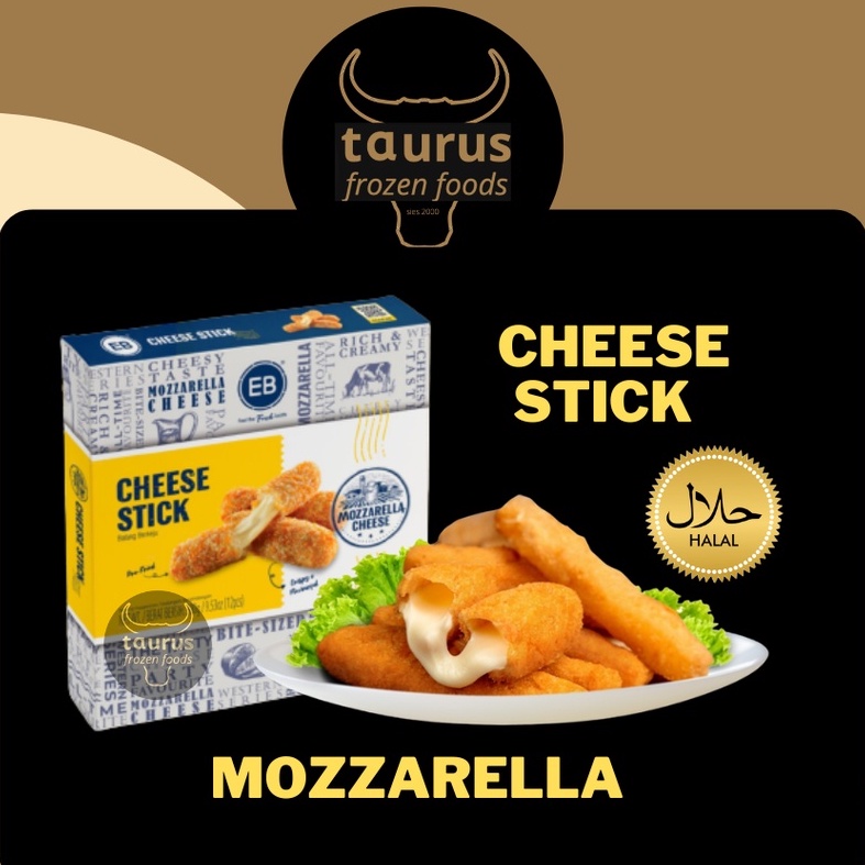 [Taurus] Mozzarella Cheese Sticks 280g 12pc x 2 box (Halal) Shopee