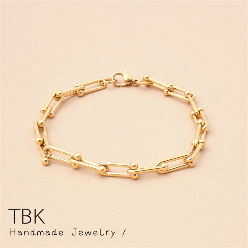 TBK 18K Stainless steel Fashion Bracelet for Women 2808b