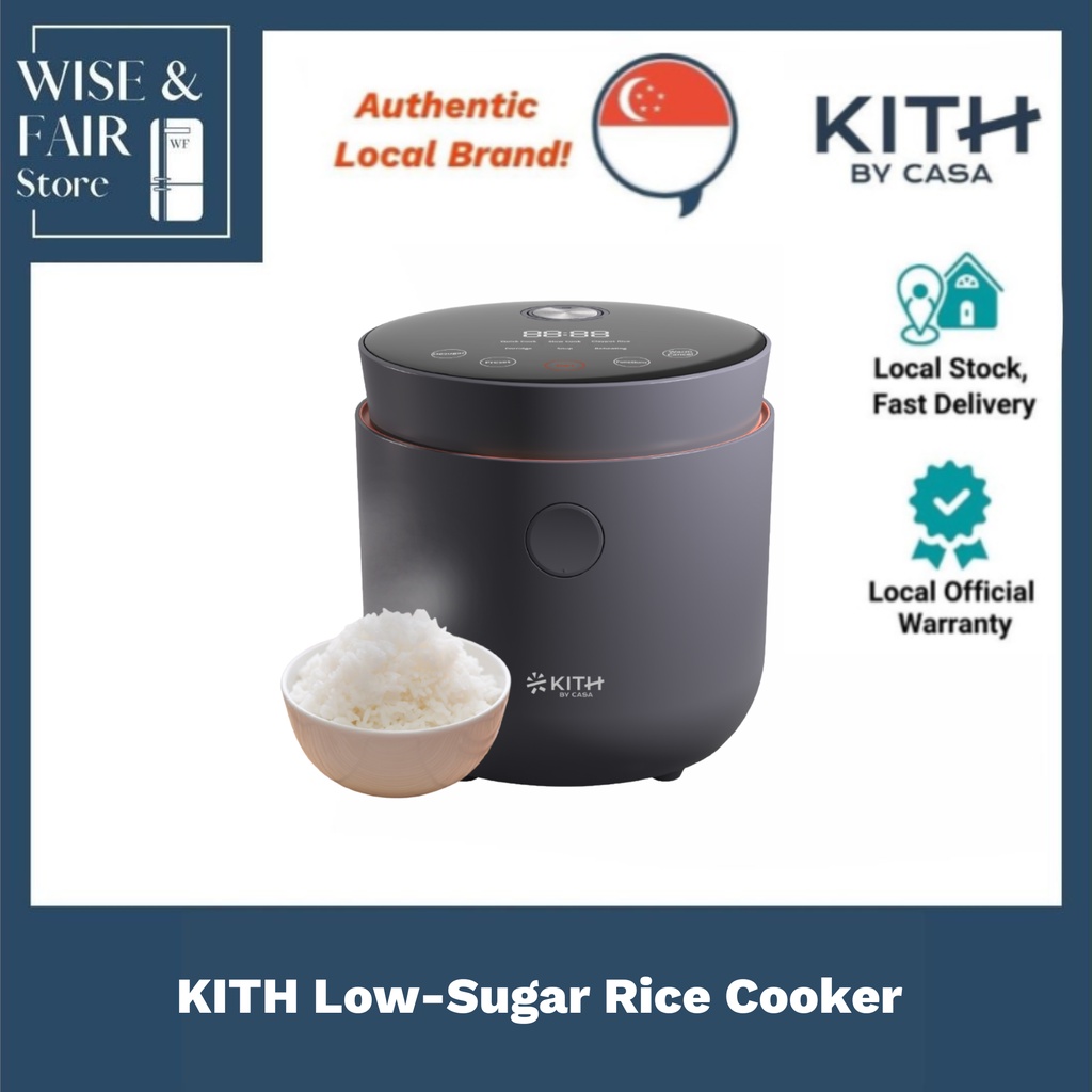 KITH LowSugar Rice Cooker LRC1LBK Shopee Singapore