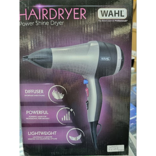WAHL POWER SHINE 2000W DIFFUSER HAIR DRYER Shopee Singapore