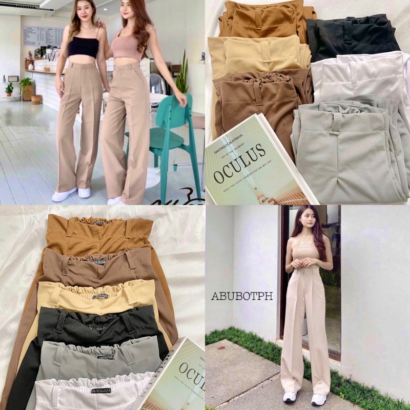 TROUSERS XOXO Highwaist Belt Pants