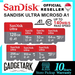 [SG] SanDisk Ultra 32GB | 64GB | 128GB | 200GB | 256GB | 400GB | 512GB | 1TB microSD USH-1 140mb/s A1 Memory Card