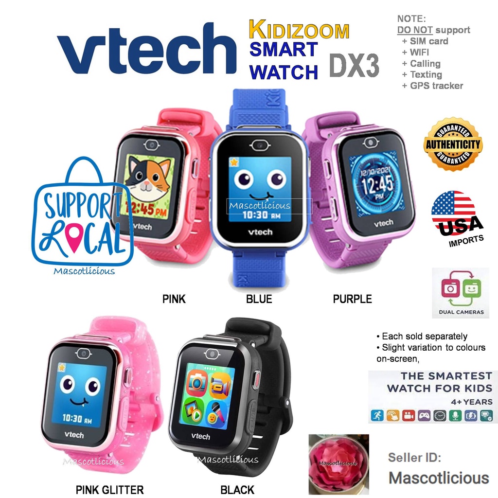 vtech watch texting