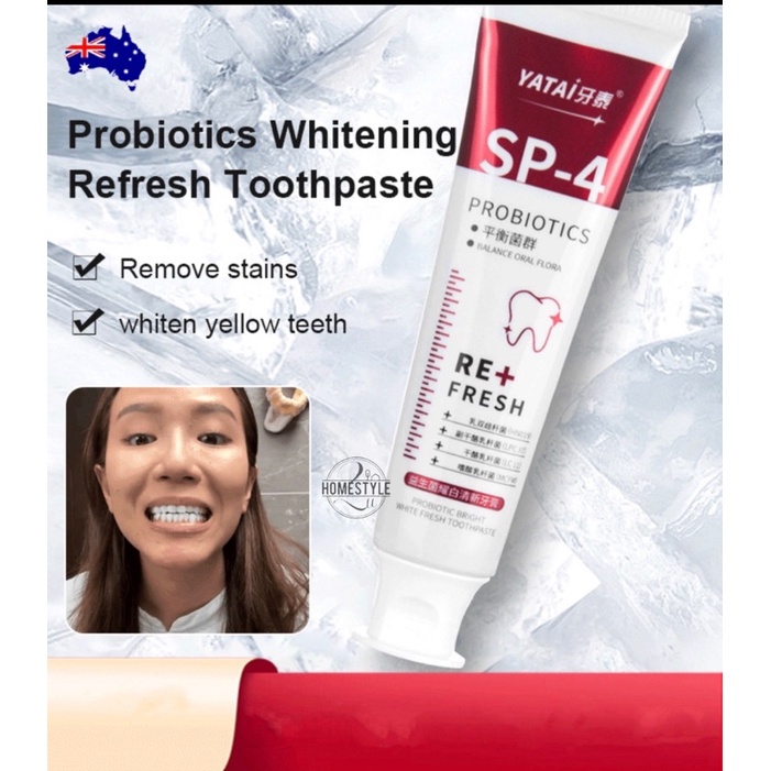 YATAI Probiotic Whitening Refresh Toothpaste Shark Toothpaste Oral