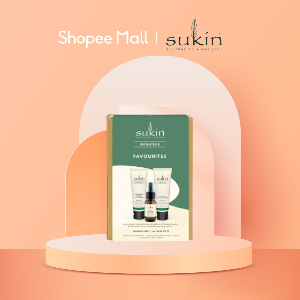 Sukin Signature Favourites Trio Gift Set Shopee Singapore