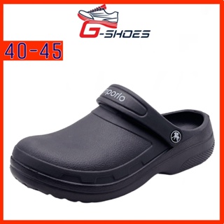 [G-SHOES] Men Amporlo L9236 Premium Rubber Clog and Mules Crocs Shoes Kasut Croc Lelaki