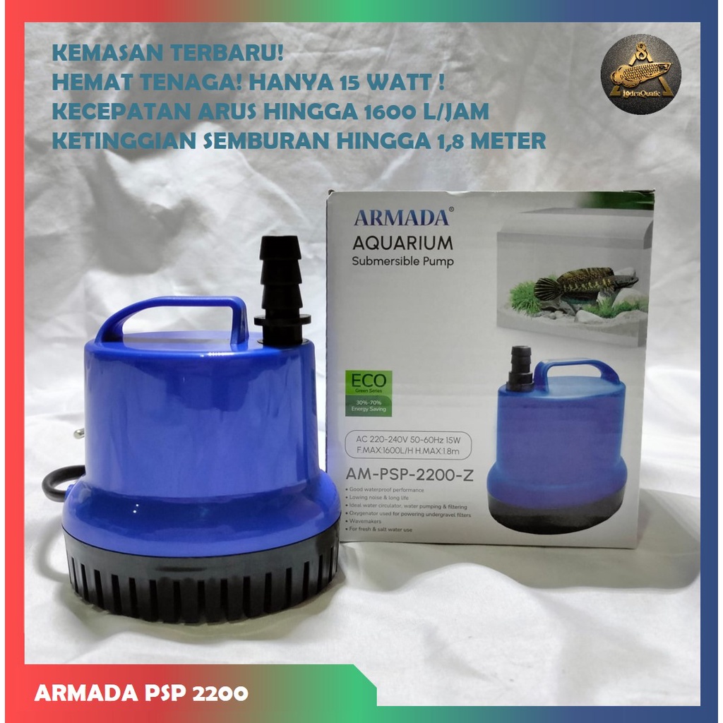 Hydroponic Pump Fleet AM PSP 2200fish Pond Pump Up 1.8 Meters Pump 1600