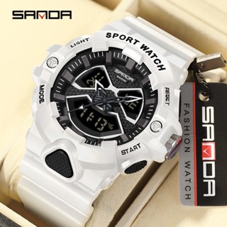 SANDA Style Men Digital Watch Shock Military Sports Watches Waterproof Electronic Wristwatch Mens Clock Relogio Masculino 3150