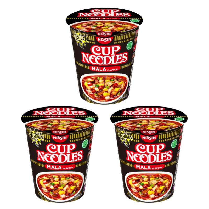 [Bundle Of 3] Nissin Cup Noodles Mala Flavour Halal [Japanese] Shopee Singapore