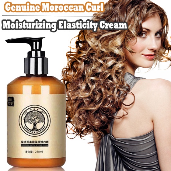 280ml Moroccan Argan Curl Gel Nourishing Curly Hair Cream Long Lasting Moisturizing  Hair Styling Enhancer Waves | Shopee Singapore