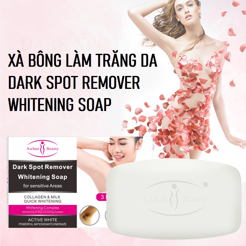 Xà Phòng Cao Cấp Trắng Nách, Trắng Vùng BiKiNi Trắng Toàn Thân DARK SPOT Dưỡng Ẩm, Loại Bỏ Sắc Tố Melanin