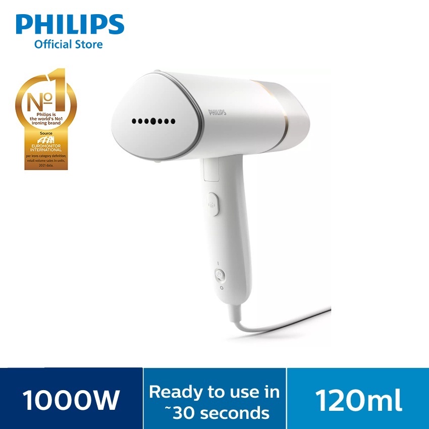 PHILIPS 3000 Series Handheld Garment Steamer STH3020/16, Portable