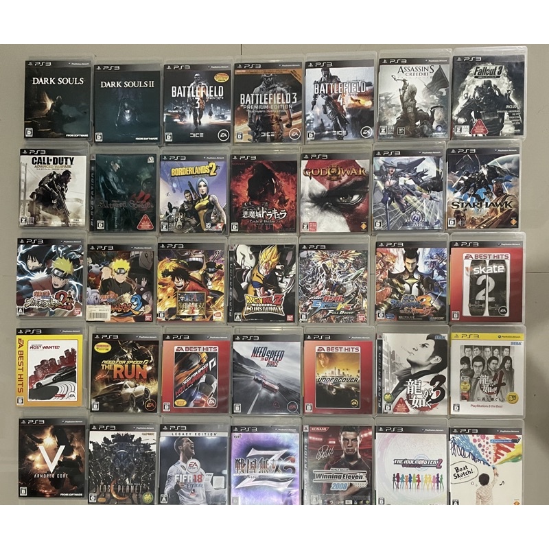 Original PS3 Game Disc NTSCJ Can Play All Devices Zones Works Normally