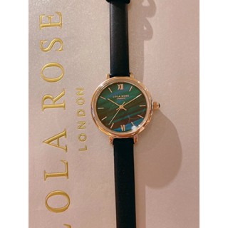 Gift Box Small Green Watch Square Mother-Of-Fritillary Dial Malachite Diamond Belt Steel Band Mesh Lola Rose 2-Needle Quartz No Calendar Women's #4