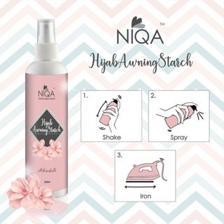 Niqa Hijab Awning Starch 250ml - Shake, Spray & Iron #1