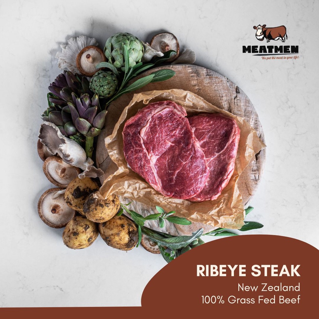 [CHILLED] NEW ZEALAND 100% GRASS FED RIBEYE STEAK | Shopee Singapore