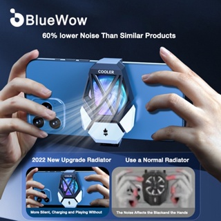 BlueWow DY08 Universal Mini Mobile Phone Cooling Fan Radiator Turbo Hurricane Game Cooler Cell Phone Cool Heat Sink For I--Phone/Samsung/Xiaomi