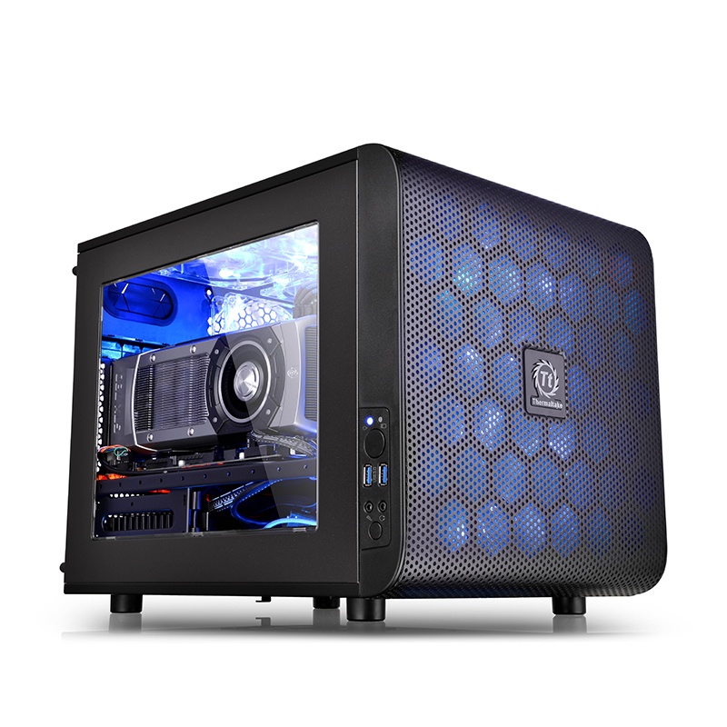[in stock] Tt (Thermaltake) Core V21 Black Chassis WaterCooled