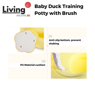 Training Potty Baby Potties & Seats Cute Duck design Kids Toilet Training Baby Toddler Toile bowl #4