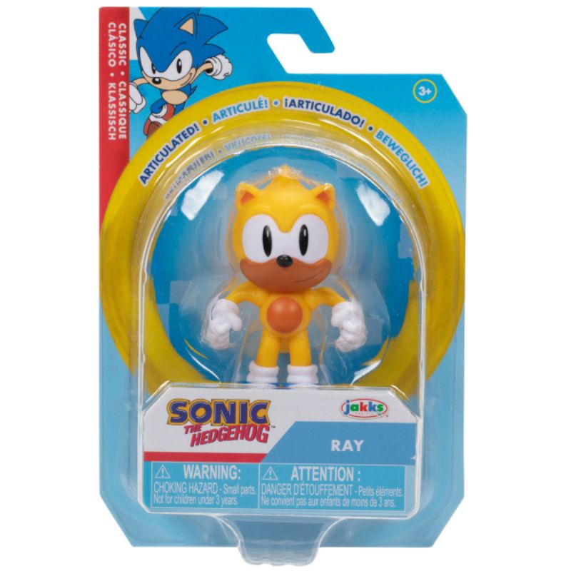 Jakks Sonic the Hedgehog Classic 2.5 Inch Figure - Ray | Shopee Singapore