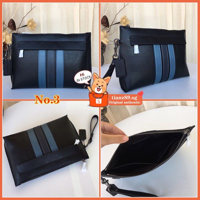 Coâćh bag Men Clutch F28614 F31514 F38588 Leather Small Bag Clutch Business Leather Small Bag