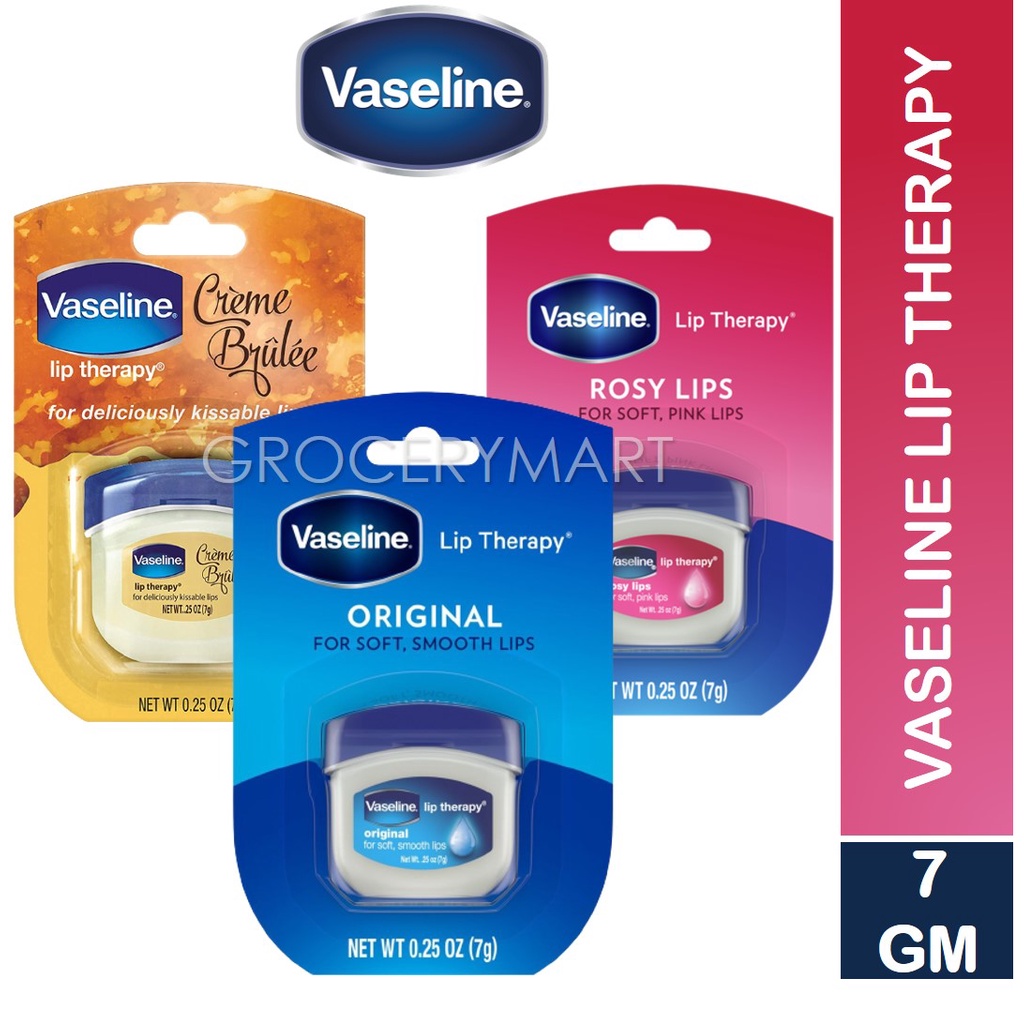Vaseline Lip Therapy Lip Balm Petroleum Jelly, 7g Shopee Singapore