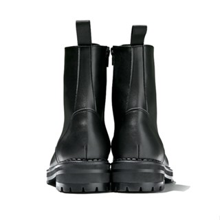 [Customade Republic] 5cm Cowhide side zipper combat boots/height-elevating/laces-up/casual/women's boot/men's boot/CR0049 #2