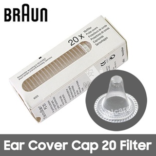 Braun Genuine ThermoScan Thermometer Probe Lens Filters Ear Cover Cap 20 Filter / 1BOX (20 Filter)
