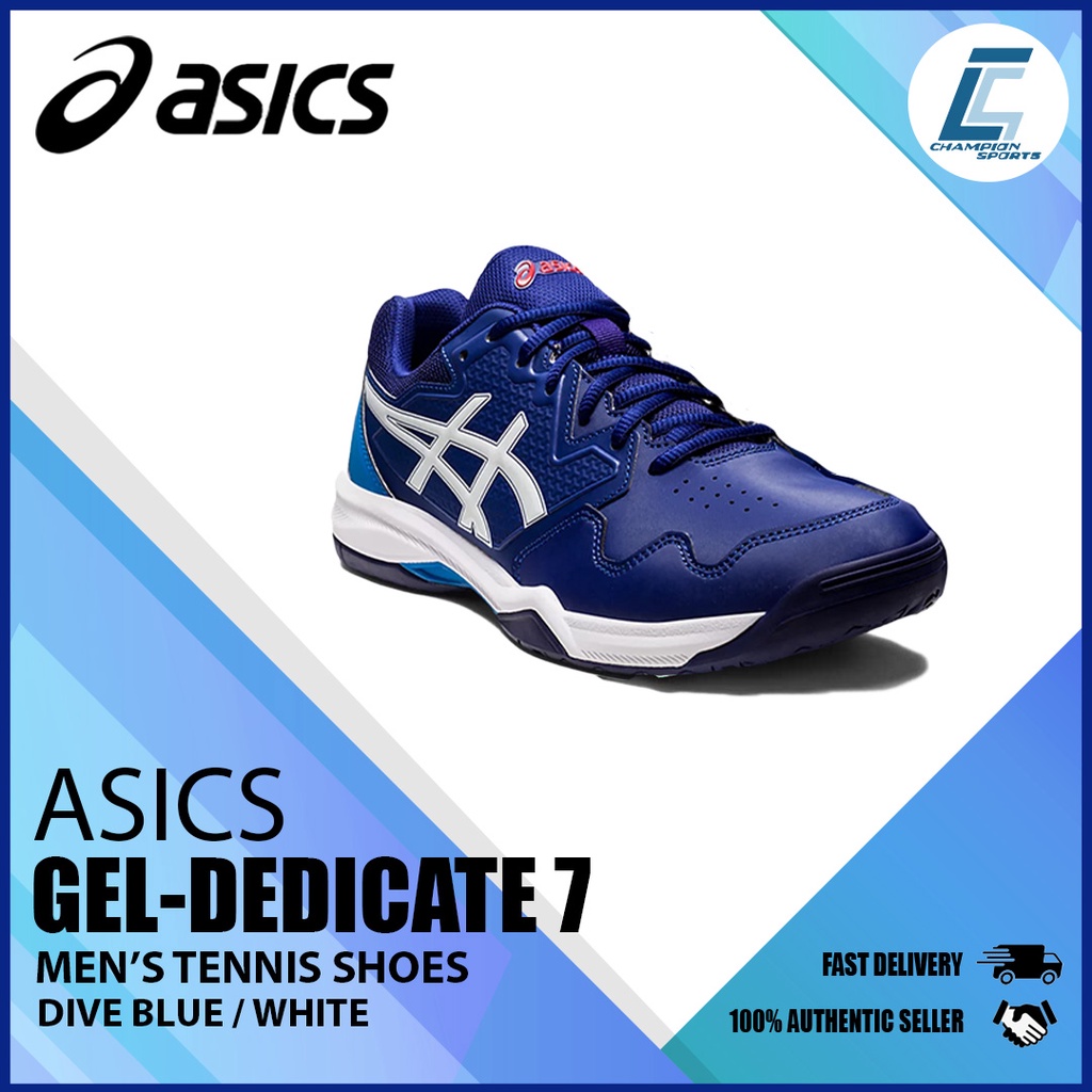 Asics Men's Gel Dedicate 7 Tennis Shoes (1041A223400) Shopee Singapore