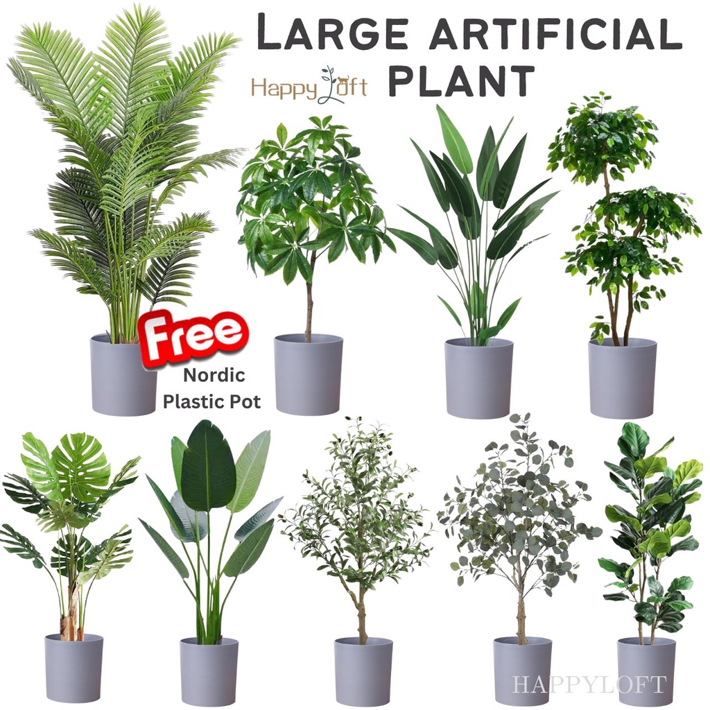 [SG SELLER] Artificial Plant Fake Plant Faux Plants Large Fake Potted