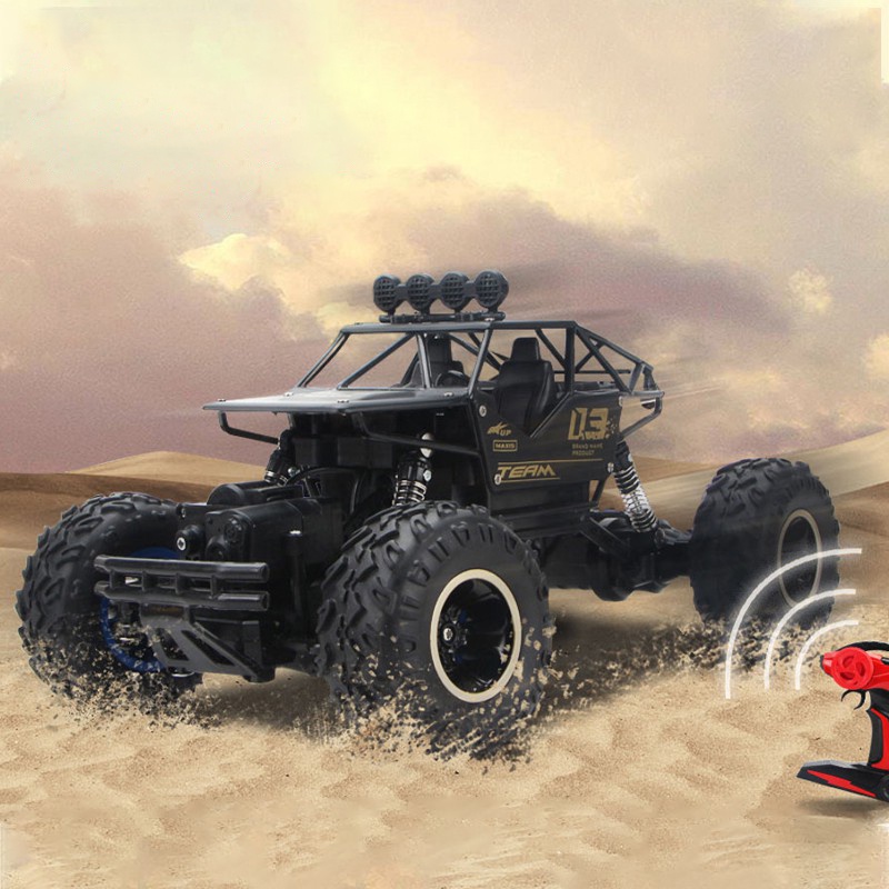 RC Car 1/18 Alloy 4WD Monster Truck Tracked 40MHz Climbing Car 4x4