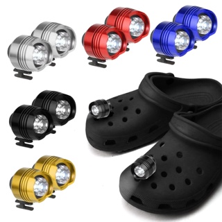 Headlights for Croc 2-Pack,croc headlights,IPX5 waterproof,3 kinds of light modes, lovely gift for running and camping (2Pcs)