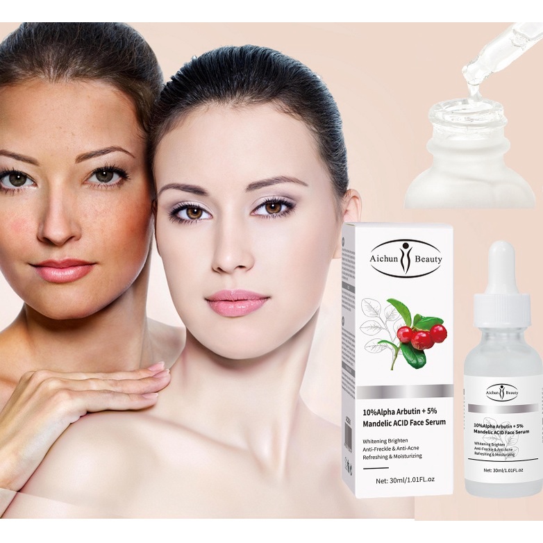 Serum Dưỡng Da ALPHA-ARBUTIN Dưỡng Da Trắng Sáng, Se Khít Lỗ Chân Lông, Chống Lão Hóa, Xóa Mờ Nếp Nhăn, Nám, Tàn Nhang