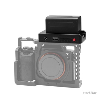 Star DSLR Camera Clamp PULUZ  Adapter Plate for Sony NP-F Type Batteries