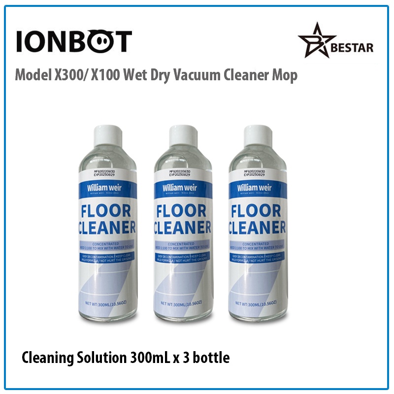 Vacuum Mop Cleaning Solution for IONBOT X300/X100 Vacuum Cleaning Wet