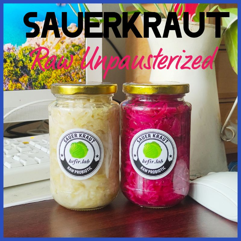 SAUERKRAUT,Keto Friendly,Unpasteurized Probiotic,Saurkraut Muslim ...