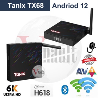 🔔 🔔 6K Android 12 Box Tanix TX68 Allwinner H618 4G 32G 4G 64G LAN WIFI 2.4G/5G and Bluetooth