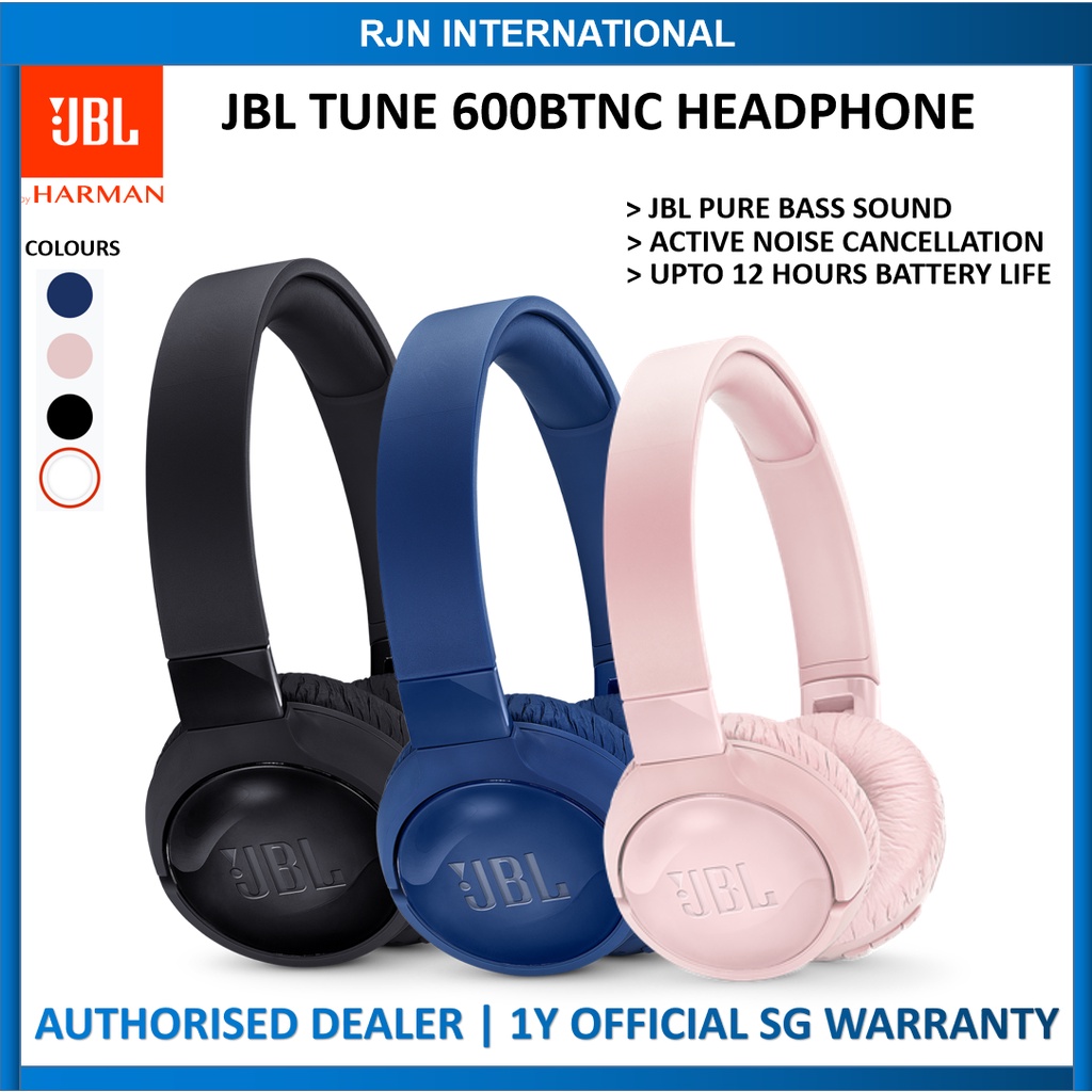 JBL Tune 600Btnc NoiseCancelling Wireless Bluetooth Headphone with