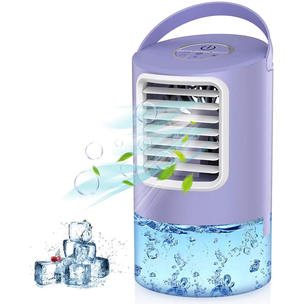 Air Cooler, 3 IN 1 Mobile Air Conditioner Fan, Personal Space Cooler