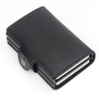 Men's card holder Wallet Rfid Aluminum Alloy Card Holder pop-up Credit Card wallet for men #7
