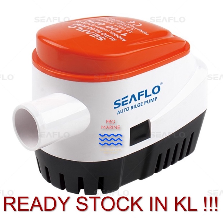 1100GPH Seaflo Automatic Submersible Boat Bilge Water Pump 12V (750GPH