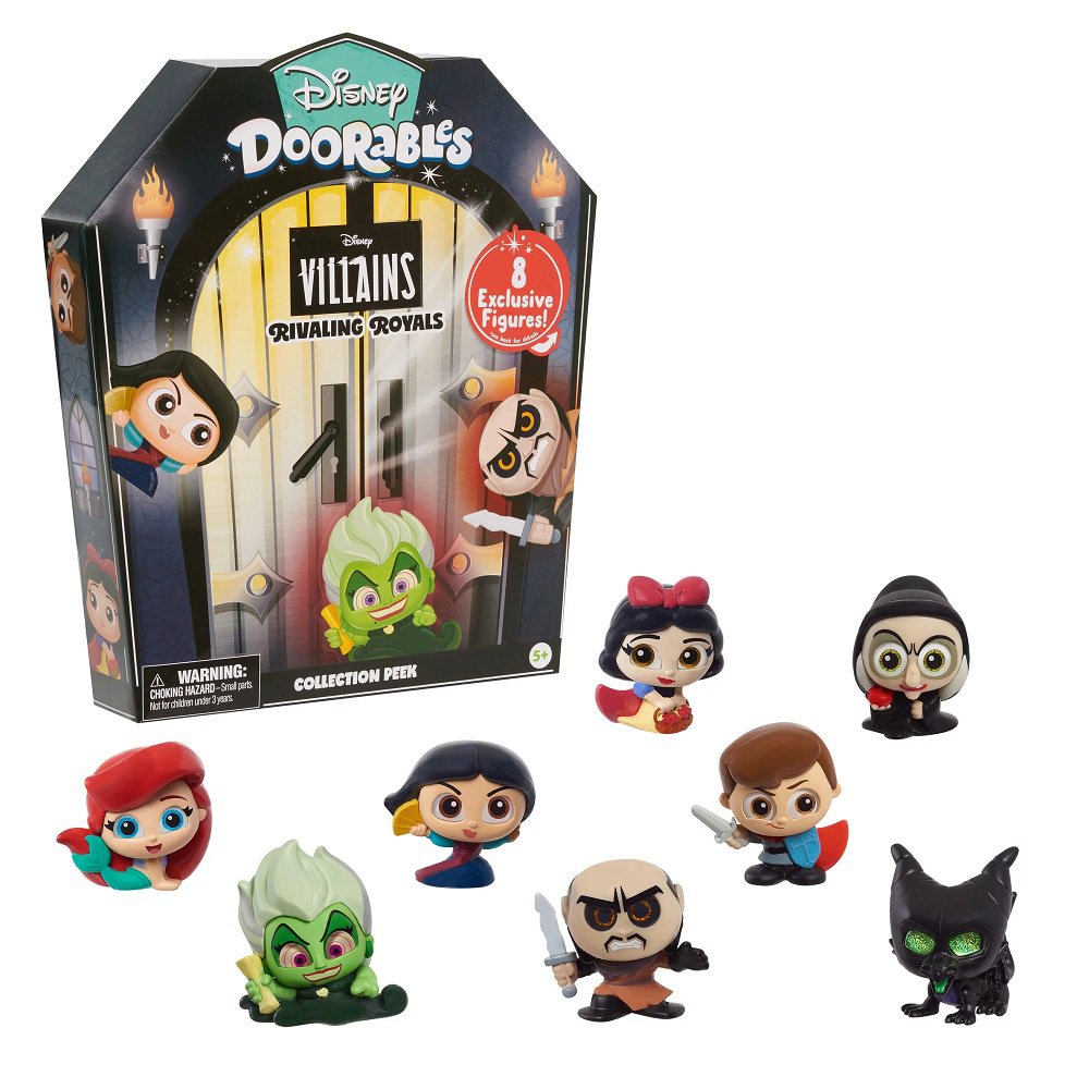 Disney Doorables Villain Collection Peek, Includes 12 Exclusive Mini