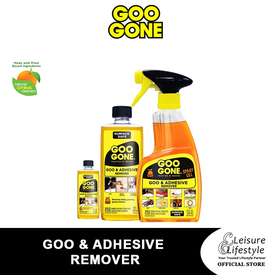 Goo Gone 59ML / 237ML / 355ML Goo & Adhesive Remover Shopee Singapore